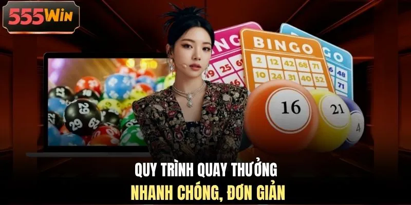 Quy trình quay thưởng nhanh chóng, đơn giản Quy trình quay thưởng nhanh chóng, đơn giản